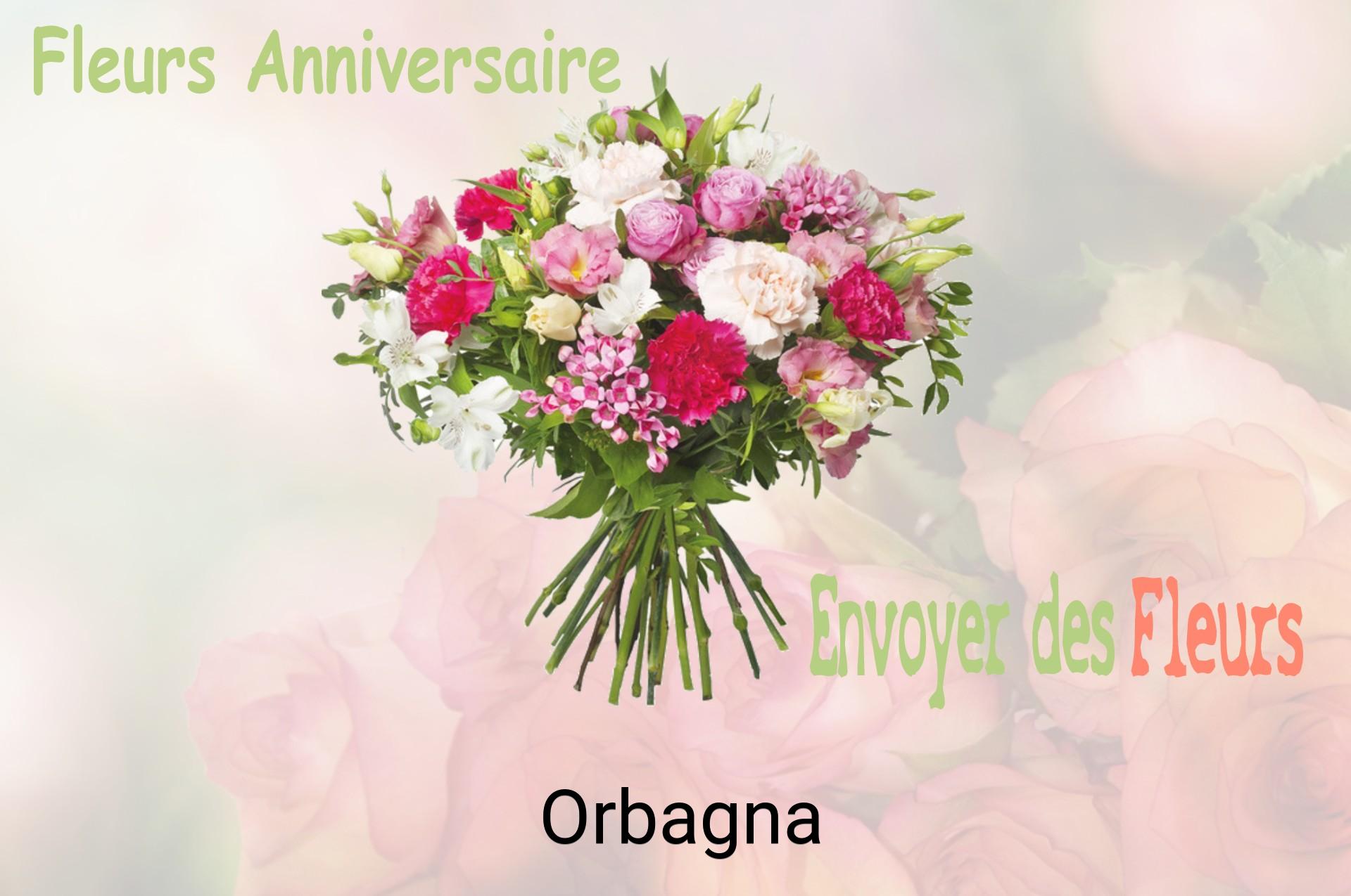 Bouquet de fleurs d’anniversaire livré à Orbagna